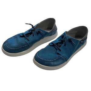 Chaco Chillos Casual Canvas Sneaker Slip On Womens Size 8 Ocean Blue‎ JCH109168